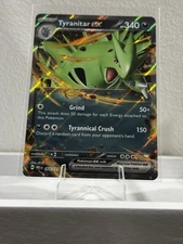 Tyranitar EX Prismatic Evolutions Double Rare Card 064/131 NM Condition