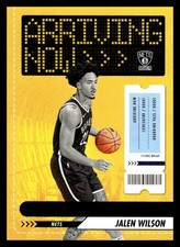2023-24 Panini NBA Hoops Jalen Wilson #AN-JW Arriving Now RC Nets