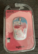 Logitech M317C Collection Wireless Mouse  Cotton Candy New