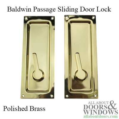 Baldwin Sliding Door Lock Passage Pocket Door Lock Brass Door Lock