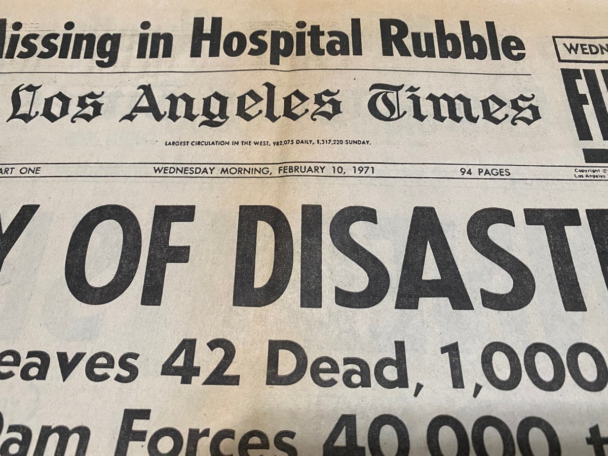 Vintage Republishing of Los Angeles Times Headlines from 1881-1971 