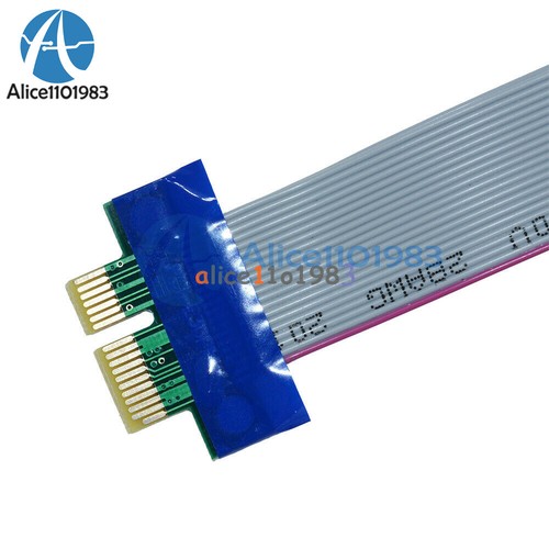 Profi PCI-E 1X 4X 8X 16X Riser Card Ribbon Extender Verlängerungskabel - Bild 5 von 21