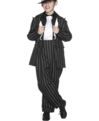 Kinder Gangster Junge Kostüm Kinder Jungen Zoot Anzug Outfit fg