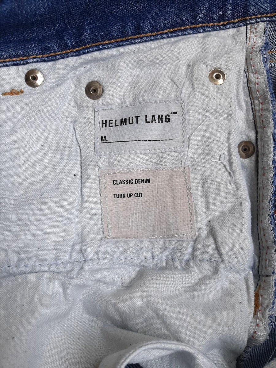 パンツ helmut lang vintage classic denim Vintage Helmut Lang Jeans Classic Denim Turn Up Cut Size 30 | eBay