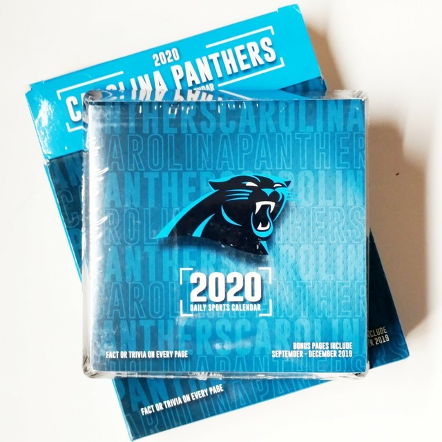 carolina panthers desk calendar