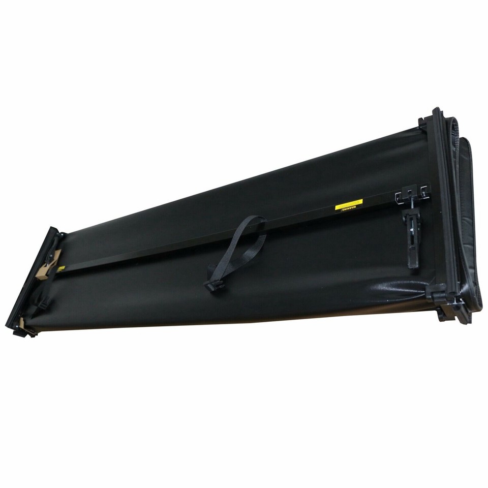 MOSTPLUS 4-Fold 6.5FT Bed Soft Tonneau Cover For 2015-2024 Ford F150 Truck Bed Cover Waterproof