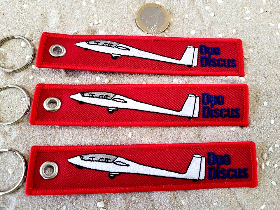 Duo DISCUS Glider Segelflug  FLIGHT 2er SET Pilot Aviator REMOVE Avion Aircraft - Bild 2 von 3