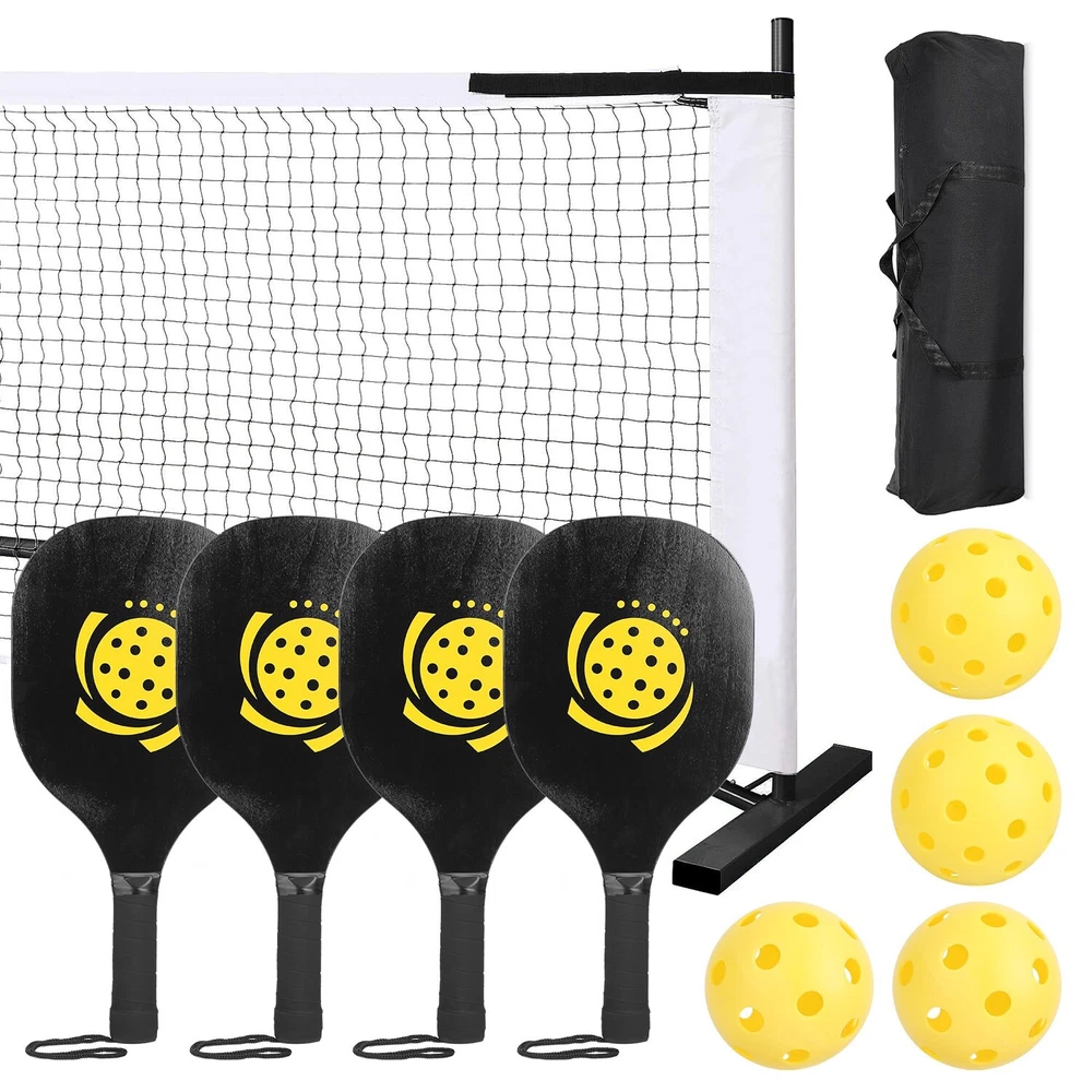 Pickleball Net & 22ft Regulation Size Net Pickle Ball Net System w/Carrying Bag