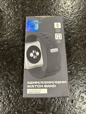 Atrix 42MM/44MM/45MM watch band - Apple watch compatible - Black