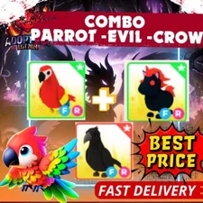 (Combo)Fr Parrot/Evil Unicorn/Crow (Fly/Ride) /Fast Delivery Now