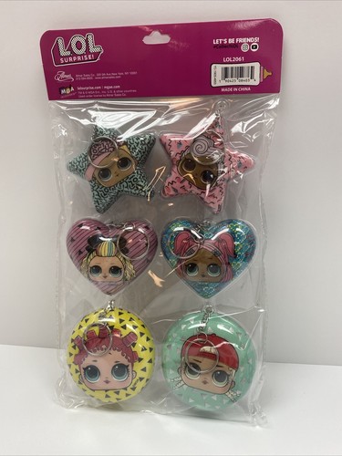 LOL Surprise 6pc Squish Keychain Set Lot NEW party favors Super Cute - Picture 2 of 5