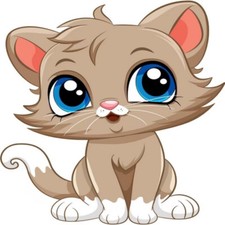 30 Custom Curious Kitten Personalized Address Labels