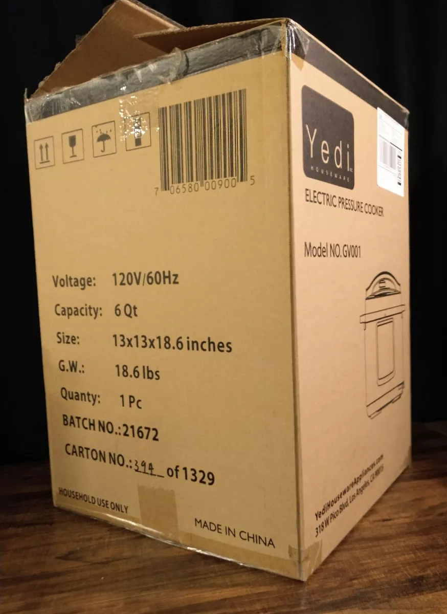 Yedi 9 in outlet 1 pressure cooker