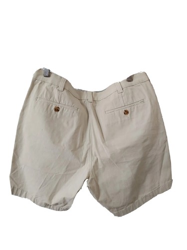 Club Room Shorts Mens 34 Beige Khaki Golf Zipup Pockets Stretch - Picture 2 of 6