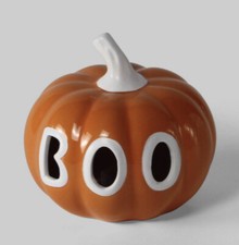 2x Target Bullseye Playground Ceramic Pumpkins Jack O Lantern SOLD OUT Halloween