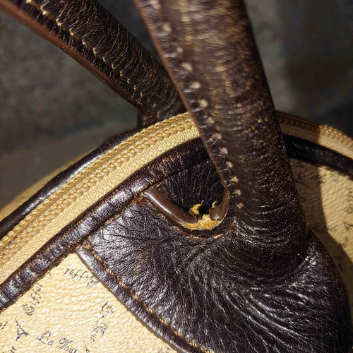 LA TOUR EIFFEL 1887 vintage satchel doctor bag purse Paris France - Picture 10 of 10