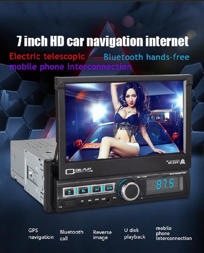 Single Din FM radio GPS USB TF card Bluetooth 7 inch MＰ５　player Car stereo radio - Picture 12 of 12