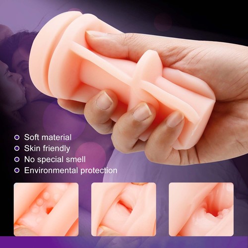 Man Realistic Mouth Thrusting Pocket Endurance Lubricant Masturbator Stroker cup - Imagen 7 de 15