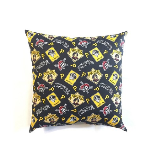 MLB PITTSBURGH PIRATAS ALMOHADA DE ALGODÓN COMPLETA 15 X 15 - REGALOS 4 ESTILOS - Imagen 8 de 12