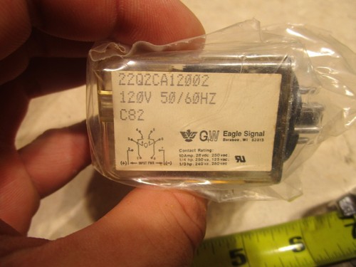 EAGLE SIGNAL 22Q2CA120-02 RELAY, 120V, 8 PIN, S0660 - Picture 3 of 3
