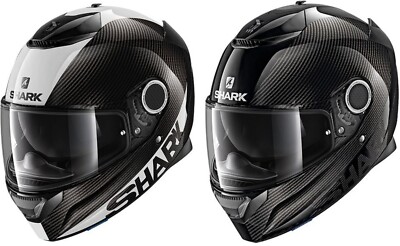 30% Rabatt SHARK SPARTAN CARBON SKIN 2023 GRATIS dunkles Visier Motorrad Helm Spoiler