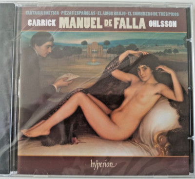 NEW SEALED CD MANUEL DE FALLA Piano Pieces GARRICK OHLSSON Hyperion