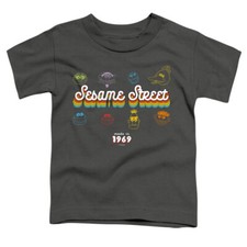 Sesame Street Toddler T-Shirt Made in 1969 Charcoal Tee