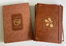 Rare HTF NIB Archer & Olive Attic Treasures Dot Grid Journal B5 Acorns