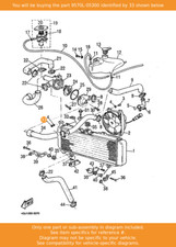 YAMAHA Nut, Flange, 9570L-05300 OEM MT03 SZR660 Bulldog BT1100 WR400F XT660