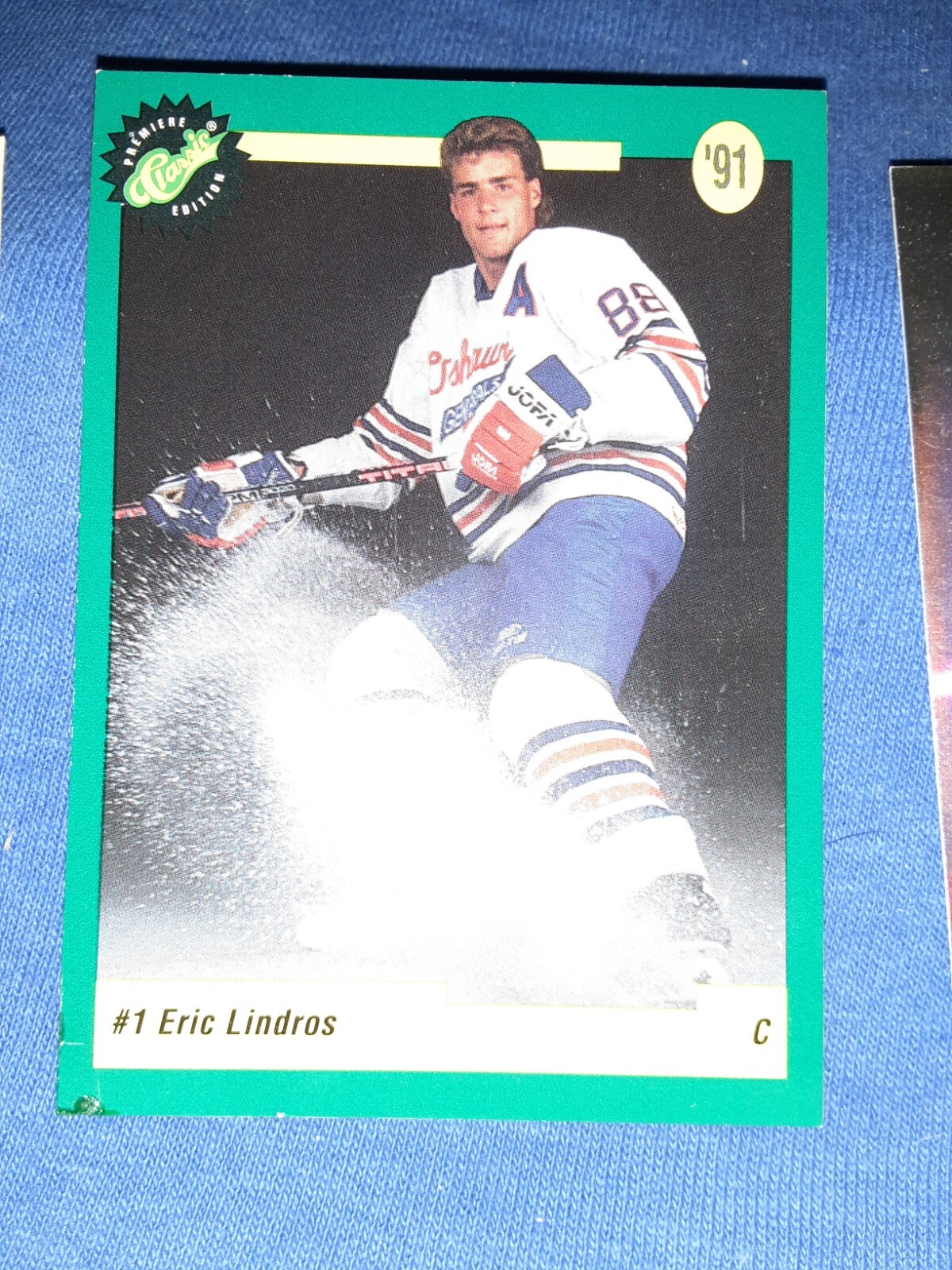 1991-92 Classic CHL Eric Lindros Rookie Hockey Cards #1 DRAFT PICK RC FLYERS MVP