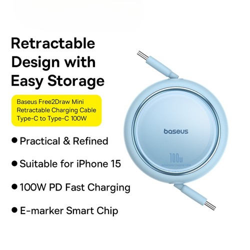 Retractable USB C To USB C PD Cable For IPhone 16 Pro Max Charger Cable Wire Lot - 第 6/26 張圖片