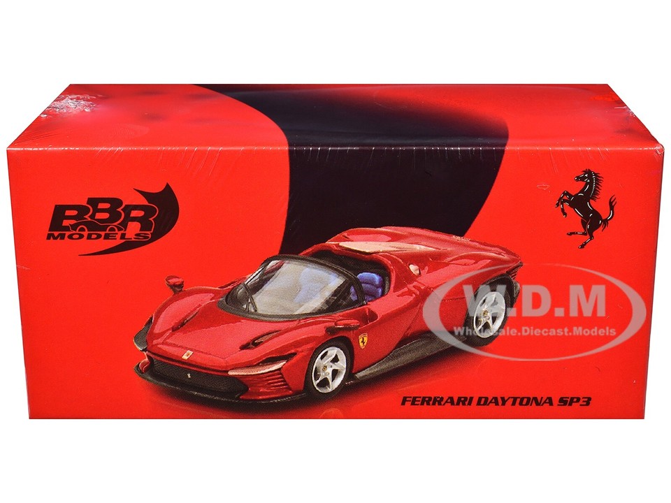 ÖN SATIŞ) Mini GT 1/64 BBR Ferrari Daytona SP3 Rosso Imola BBRFER64019