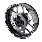 New ListingFor Street Triple 765 / R 17-21 20 Wheel Edge Rim Stickers 17 inch F01B White