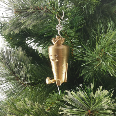 Kevin The Carrot Bauble Gold