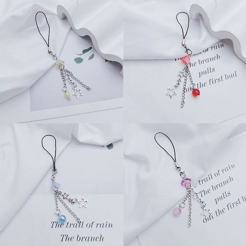 Jellyfish Phone Chain Sweet Tassel Phone Lanyard For Girls Keychain Phone StrGU - 第 3/14 張圖片