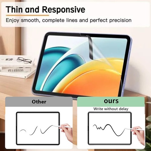 For iPad Pro Air 13" Removable Magnetic Matte Like Paper Film Screen Protector - Picture 3 of 10