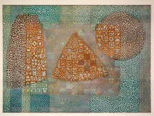 Aren Arutyunyan Original Oil Painting – 13.5x18.5 Abstract Art on Canvas signed