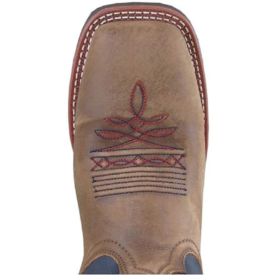 BOTAS VAQUERAS ANCHAS WESTERN ESTRELLAS Y RAYAS Smoky Mountain para hombre ¡en 5 tallas EE! Foto 2 de 2