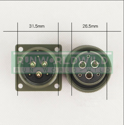 1PC NEW FOR 6 core connector straight aviation plug MS3106A 20-22 S/P - 第 4/5 張圖片