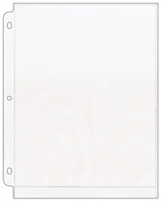 StoreSMART Photo Page for 3-Ring Binders Archival-Safe Plastic 25Pk CF38B-25