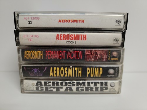 Vintage Aerosmith 5 Cassette Tape Lot Rock & Roll Classics 1973 to 1993  - Picture 5 of 12