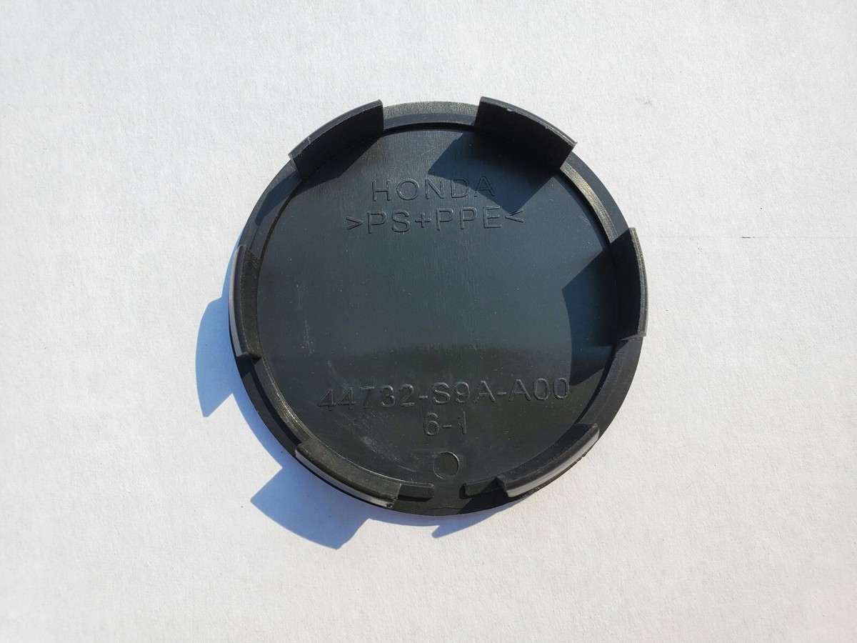 Set Of 4 Honda Wheel Center Caps – 69mm (2.72in) Glossy Black, Fits Most Models