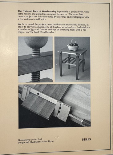 The Nuts & Bolts Of Woodworking J R Beall 1992 Paperback Excellent! - Imagen 3 de 3