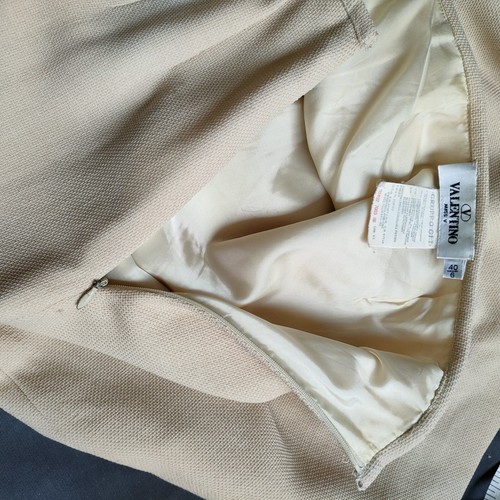 VALENTINO Miss V Classic Staple Career Capsule W 26.5” Pencil Skirt Size 8 Wool - 第 13/14 張圖片