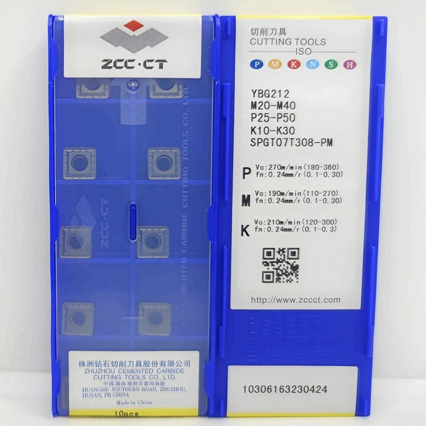 10pcs SPGT07T308-PM YBG212 SPGT07 ZCC.CT CNC blade Carbide 10pcs SPGT07T308-PM YBG212 SPGT07 ZCC.CT CNC blade Carbide