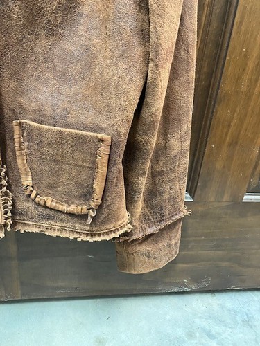 Vintage Womens Scully Western Leather Jacket w/short Fringe accents Medium - Picture 4 of 8