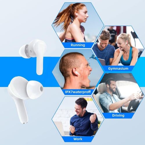 Wireless Earbuds,Bluetooth 5.3 Headphones Auto Pairing for iPhone/iOS/Android - Picture 4 of 7