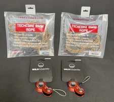 Trophyline TechCore Ropes Multi Color With Ropeman 4 Ascendor Double Package New