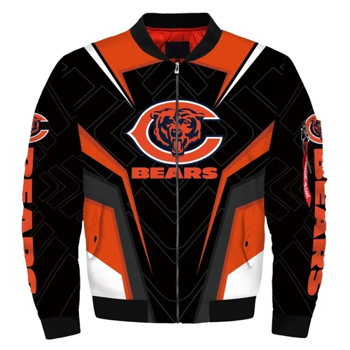 Chicago Bears Men's Flight Bomber Jacket