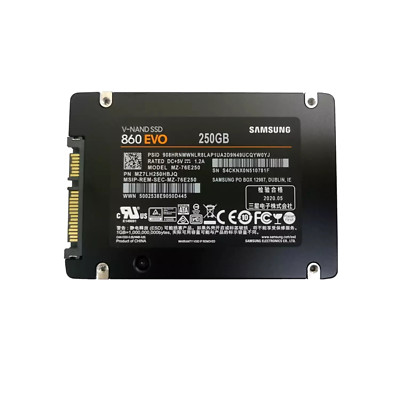 Samsung 860 EVO 250GB Internal SSD   2.5-Inch SATA III, High-Speed MZ-76E250